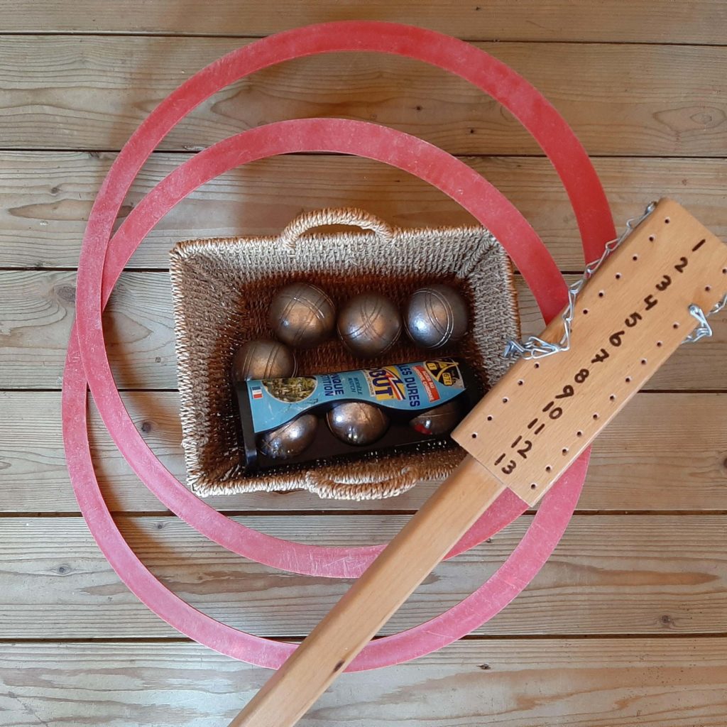Jeu de Boules benodigdheden
